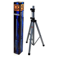 Load image into Gallery viewer, MR DJ SS350S Universal Silver Folding Tripod PRO PA DJ On Stage Speaker Stand