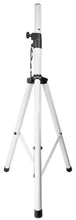 Load image into Gallery viewer, MR DJ SS350W Universal White Folding Tripod PRO PA DJ On Stage Speaker Stand