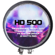 Load image into Gallery viewer, MR DJ HD500 500W PRO PA DJ High-Frequency Compressor Horn Driver Tweeter