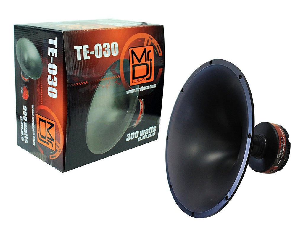 MR DJ TE-030<br/> 12" 300 Watts Piezo Compression Horn Tweeters Driver