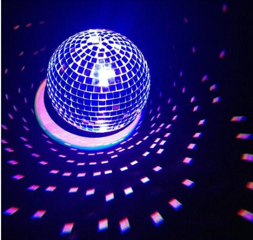 MR DJ MB30 30" mirror ball covered in high quality 1/4-inch mirrored glass + mirror ball motor