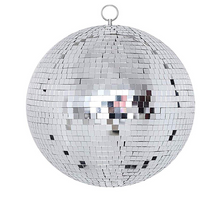 Load image into Gallery viewer, MR DJ MB30 30&quot; mirror ball covered in high quality 1/4-inch mirrored glass + mirror ball motor