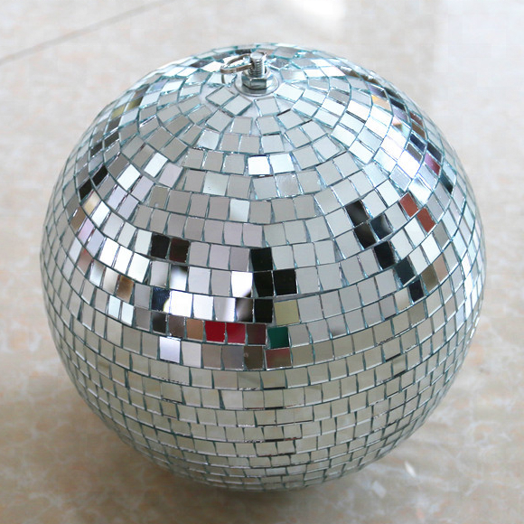 MR DJ MB30 30" mirror ball covered in high quality 1/4-inch mirrored glass + mirror ball motor