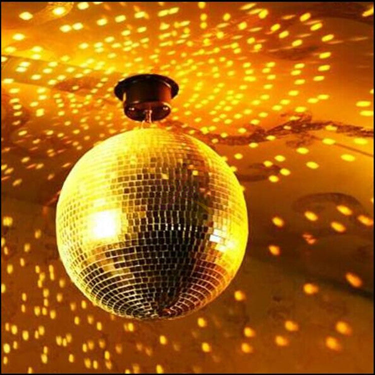 MR DJ MB30 30" mirror ball covered in high quality 1/4-inch mirrored glass + mirror ball motor