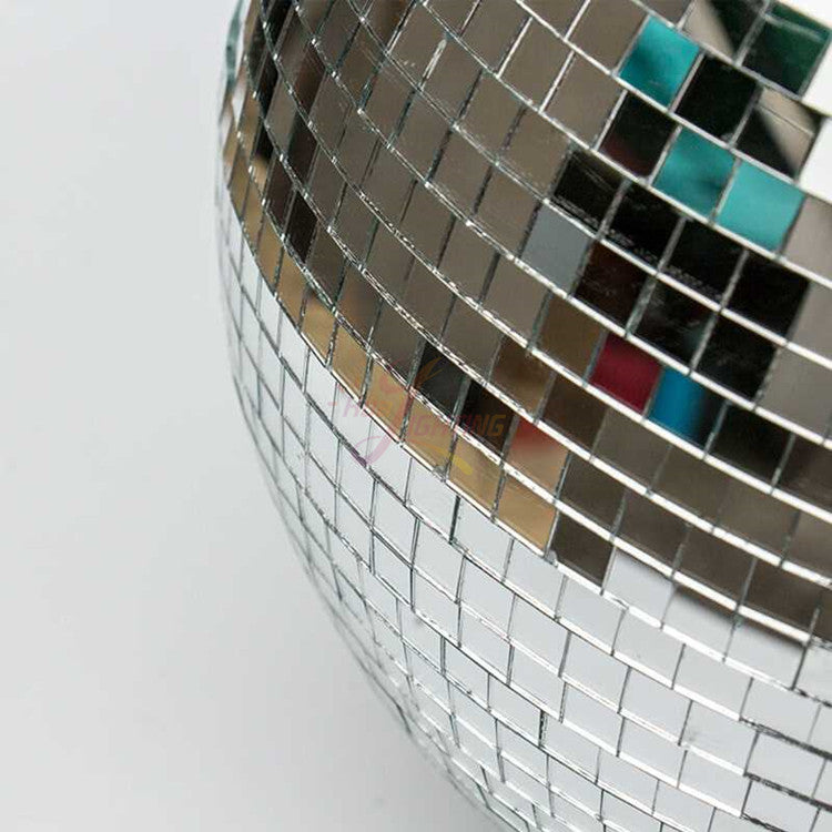 MR DJ MB30 30" mirror ball covered in high quality 1/4-inch mirrored glass + mirror ball motor